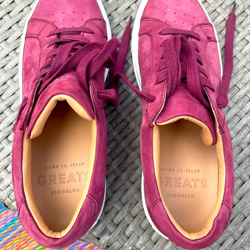 Plum suede GREATS!